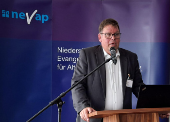 NEVAP-Vorsitzender Pastor Sven Schumacher