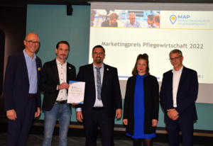 Groterjahn-Stiftung mit Marketingpreis Pflegewirtschaft 2022 ausgezeichnet